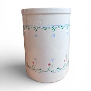 Vintage Floral Kitchen Crock | Country Style
